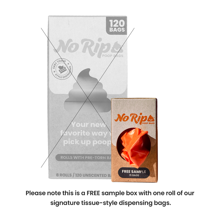 Poop Rip Single Roll of No Rip Poop Bags